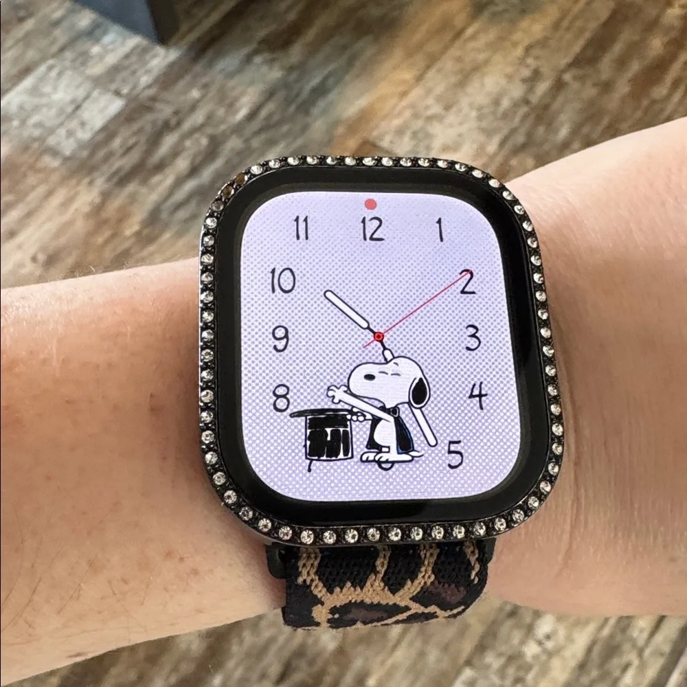 USED BLACK Rhinestone Apple Watch Case 46mm
